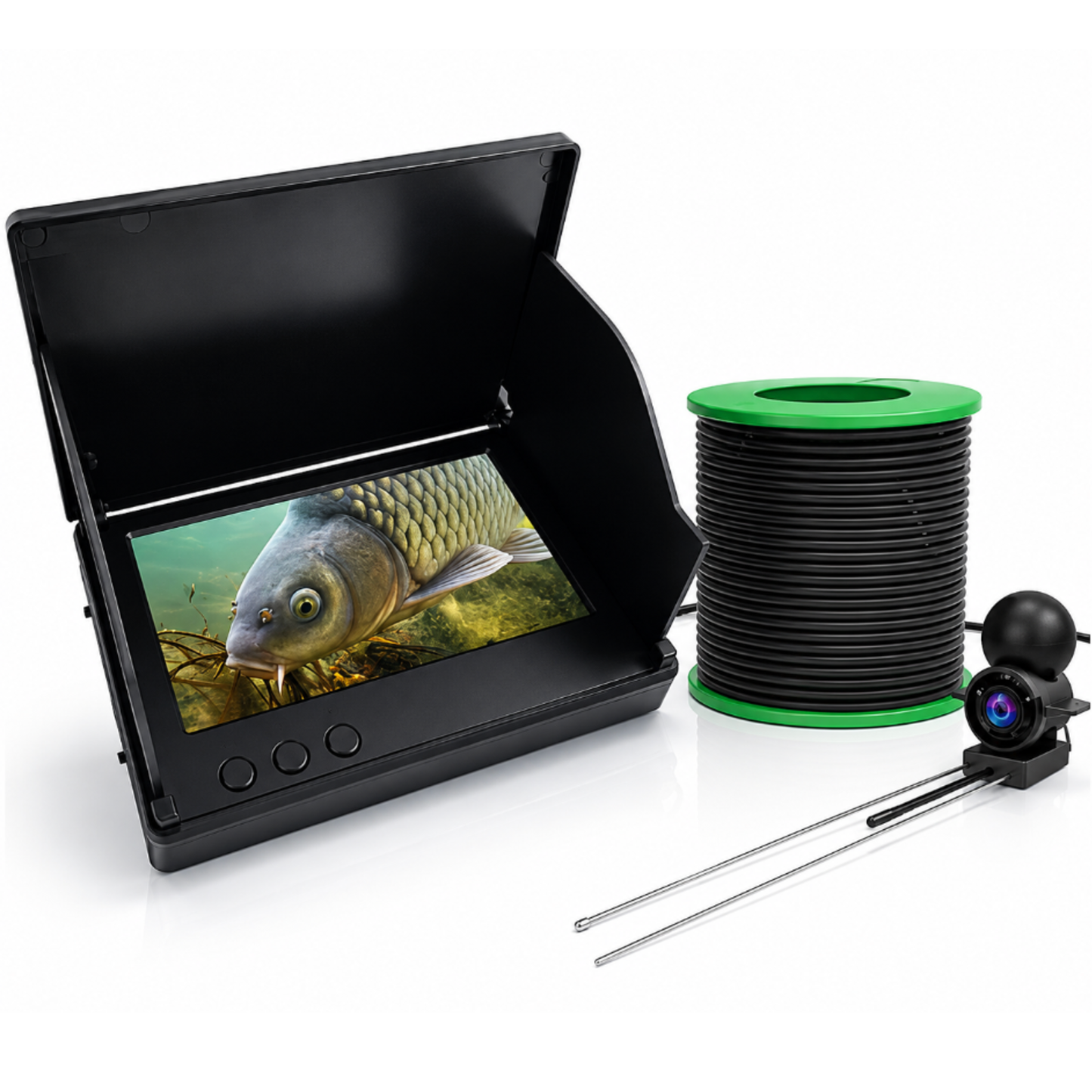 FishCam Pro 1080P Live Underwater Fishing Camera